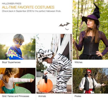 Ebay has the most popular costumes for everyone especially kids