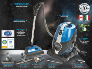 Sirena Total Home Cleaning System. *Photo courtesy of Sirena, used with permission 