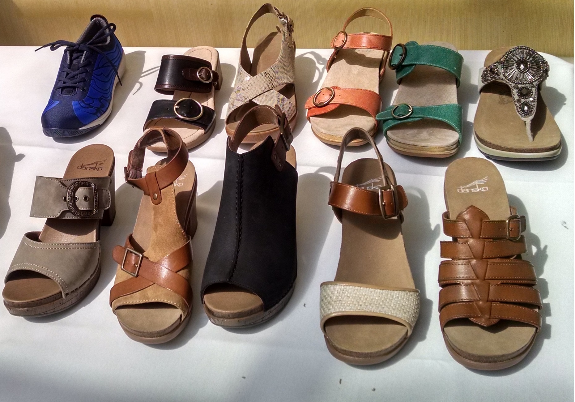 Pamper summer feet with sandals and shoes that offer all day comfort and support