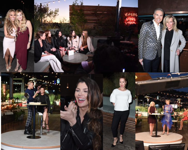 Kim Basinger, Kristofer Buckle, Fiona Stiles in LA for QVC’S Beauty iQ