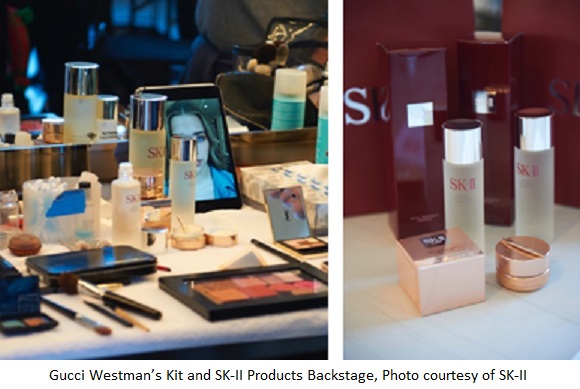 SK-II and Gucci Westman at New York Fashion Week