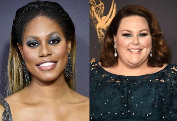 Laverne Cox and Chrissy Metz Emmy Winning Beauty Looks Are Stunning